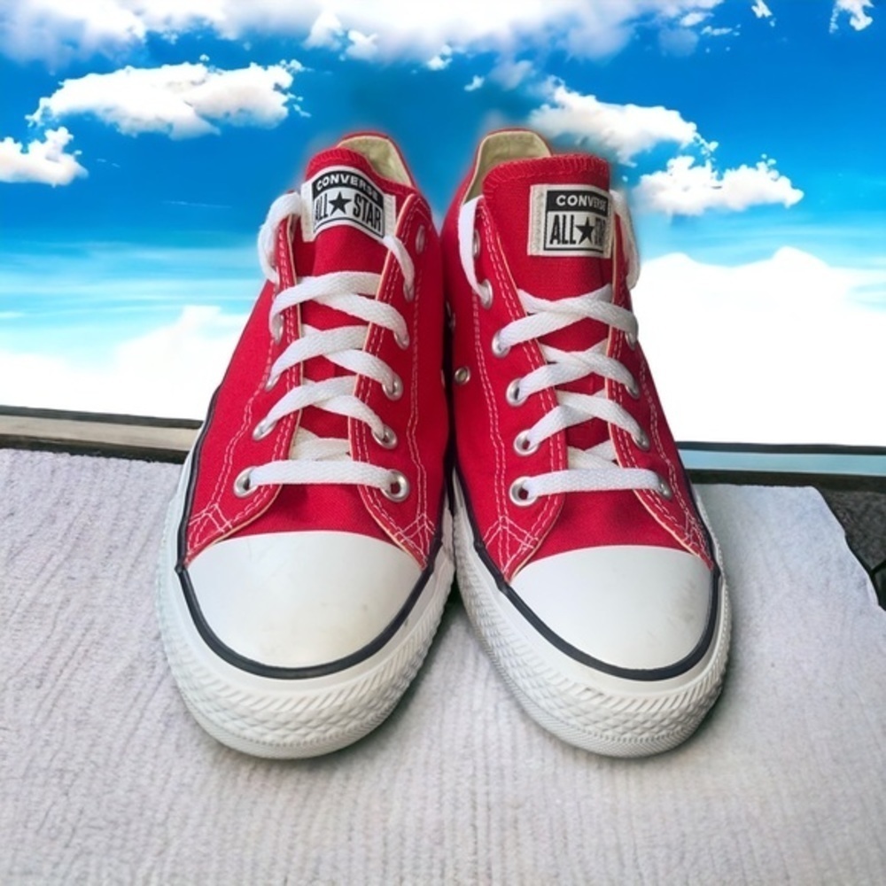❇️NWT❇️ Converse All Star Red Sneakers - Picture 5 of 12